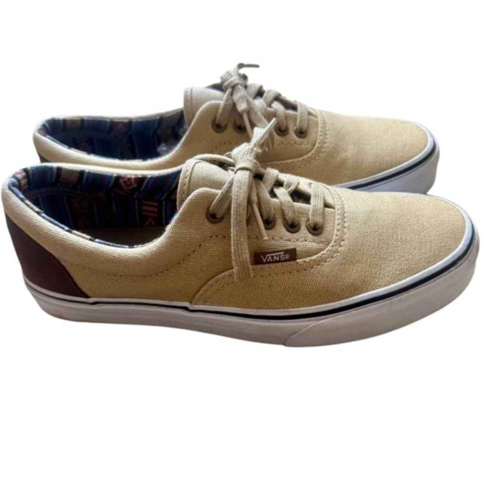 Vans Era 59 Tan and Brown Canvas Sneakers